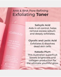 MCoBeauty - Clear AHA & BHA Pore Refining Exfoliating Toner 125ml