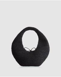 Evity - Clara Raffia Shoulder Bag