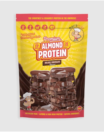 Macro Mike - Deluxe Chocolate Premium Almond Protein - 800g