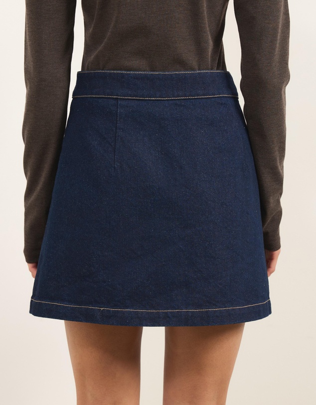 Atmos&Here - Petra Denim Wrap Mini Skirt
