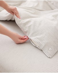 Sheet Society - Leo Washed Cotton Quilt Cover Set