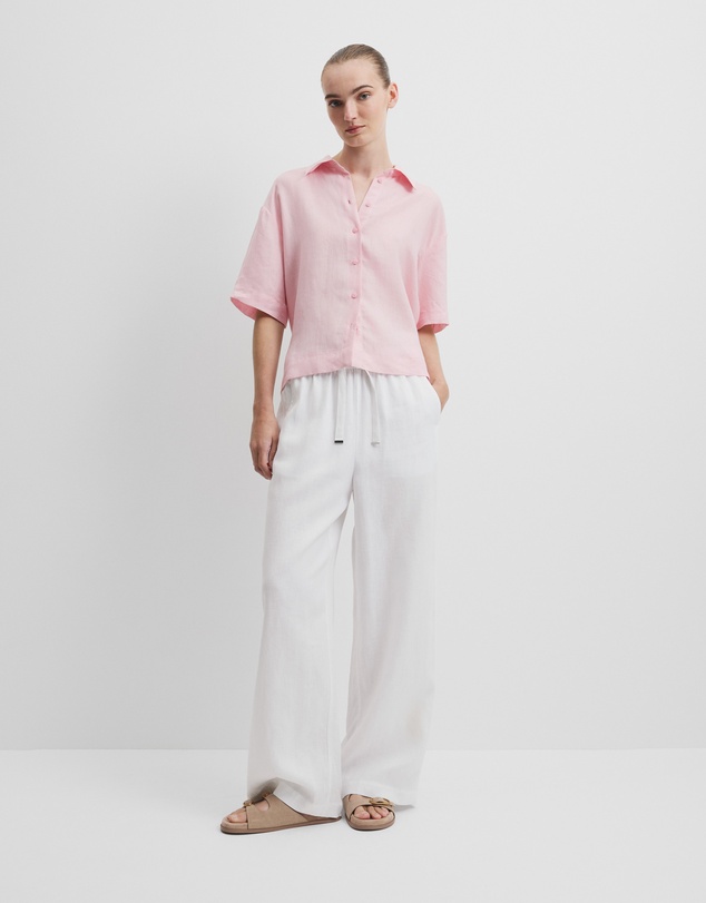 Country Road - Organically Grown Linen Short Sleeve Shirt