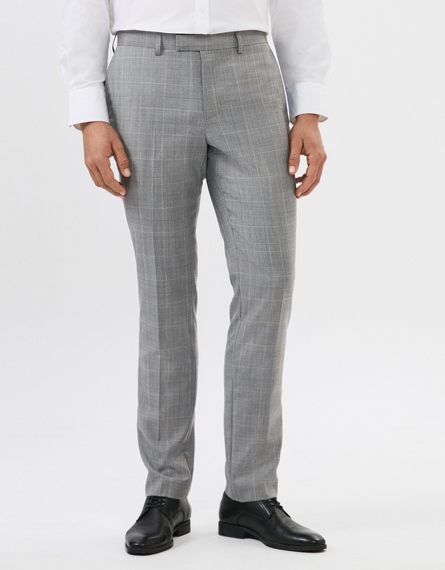 Van Heusen - Wool Check Suit Pant