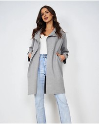 Esther & Co - Fireplace Coat - Grey
