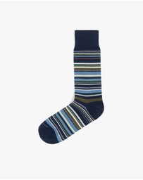 Country Road - Cotton Blend Stripe Sock