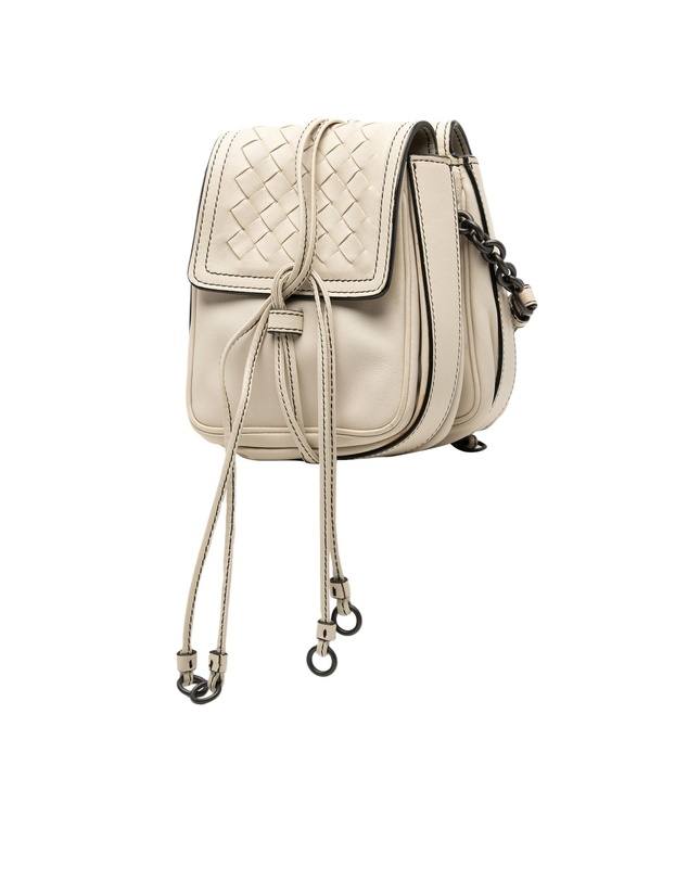 Pre-Loved by Azura Reborn - Pre-Loved Nappa Intrecciato Double Sided Flap Crossbody