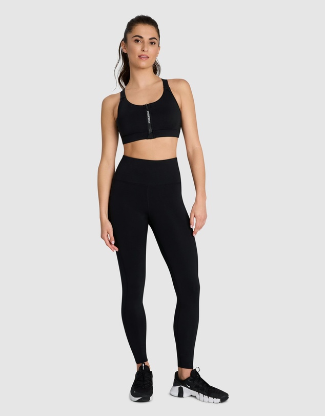 Rockwear - Velocity Zip Medium Impact Sports Bra