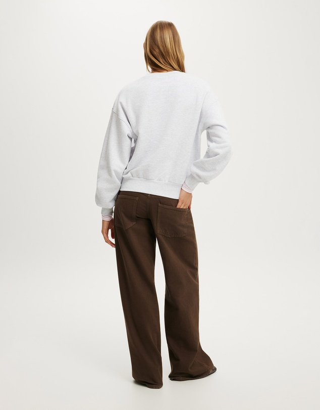 Cotton On - Boxy Crew Neck Sweatshirt