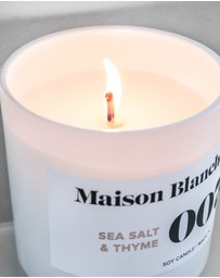 Maison Blanche - 007 Sea Salt & Thyme - Large Candle