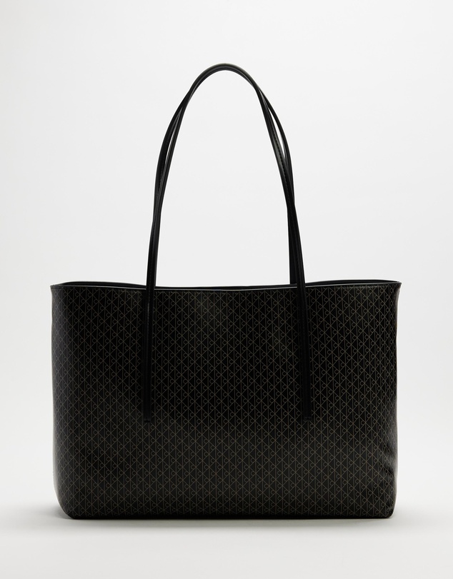 Calvin Klein - Emblem Aop Tote W/ Pouch