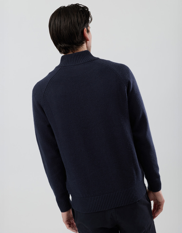 Wayver - Half Zip Wool Blend Knit