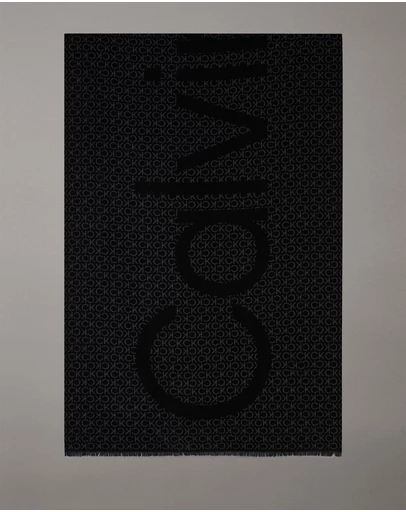 Calvin Klein - Logo Wool Blend Scarf
