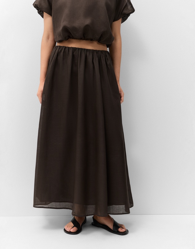UNISON - Ramie Full Skirt