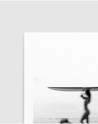 Olive et Oriel - Surf Check by Mario Stefanelli Art Print