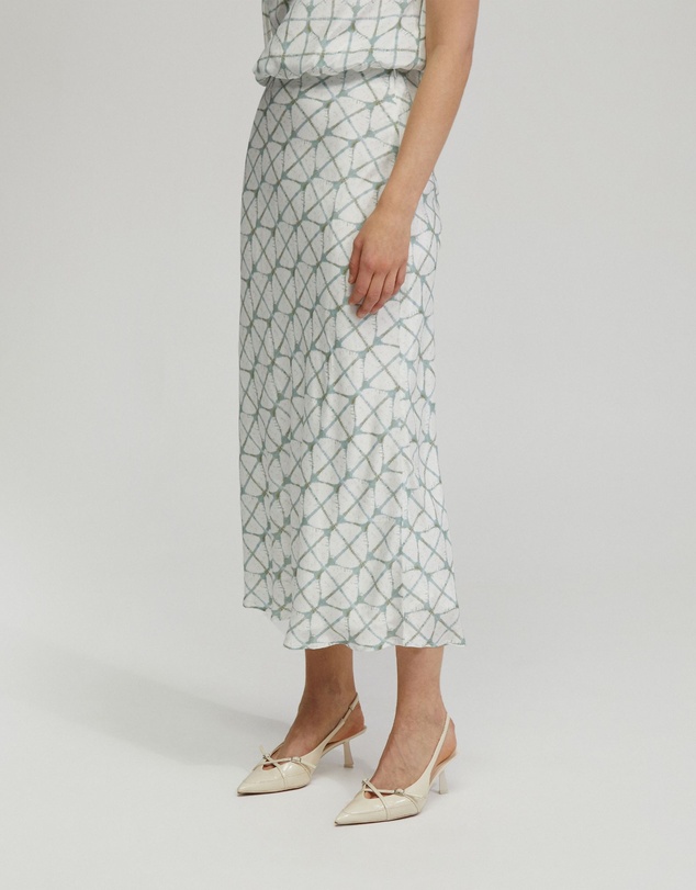 Oxford - Lucinda Printed Slip Skirt