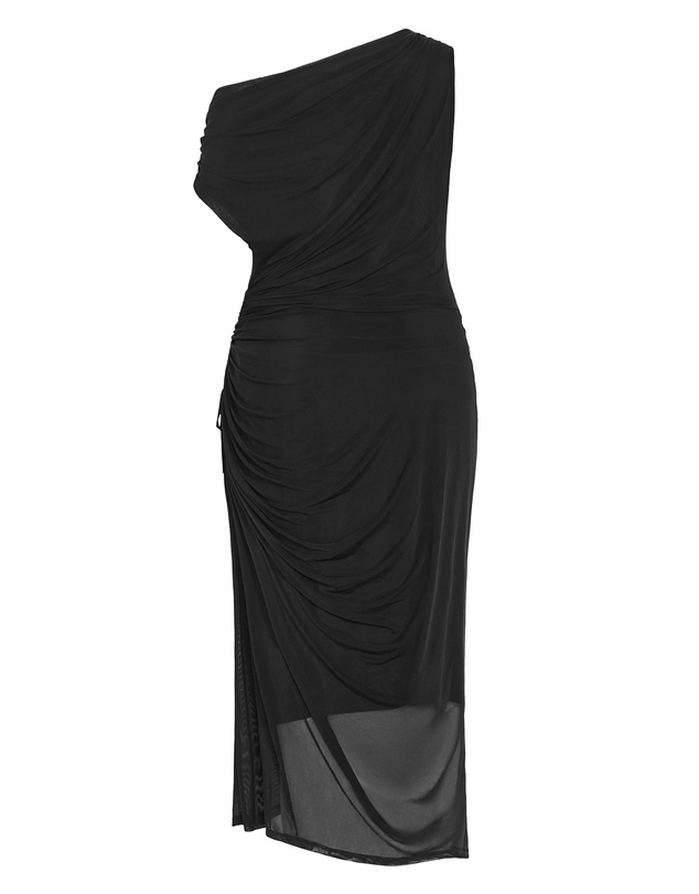 City Chic - Vivid Mesh Maxi Dress