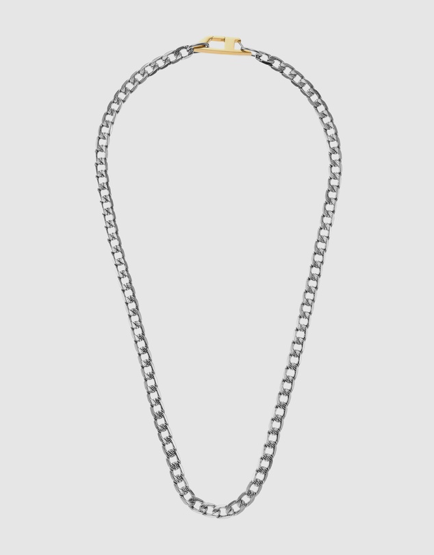 Diesel - Steel Silver-Tone Necklace