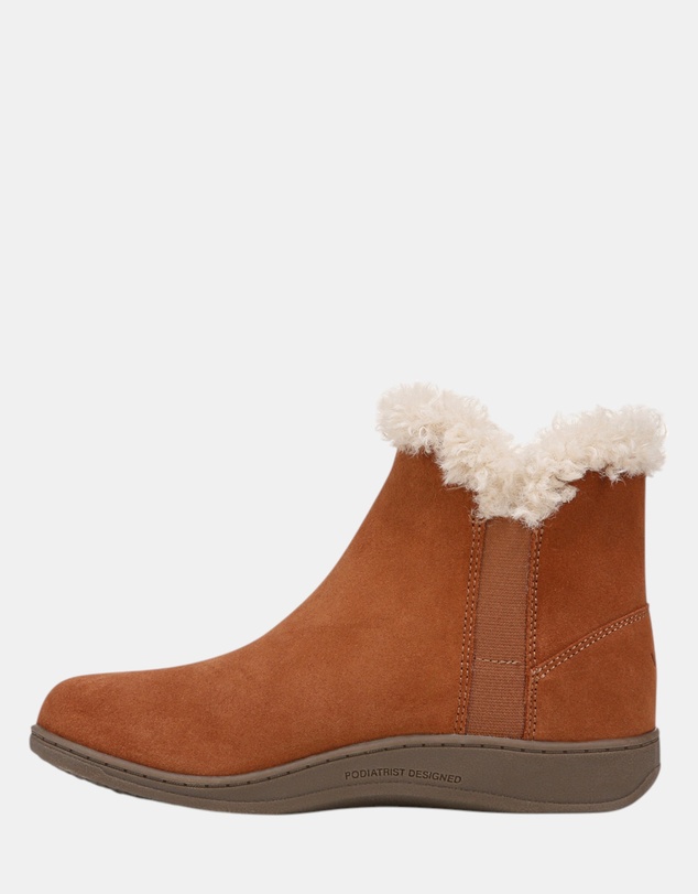 Vionic - Unwind Bootie Slipper - Tan