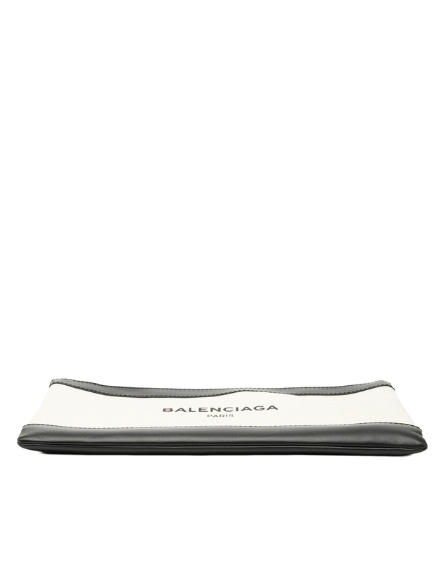 Pre-Loved by Azura Reborn - Pre-Loved M Canvas Navy Clip Clutch