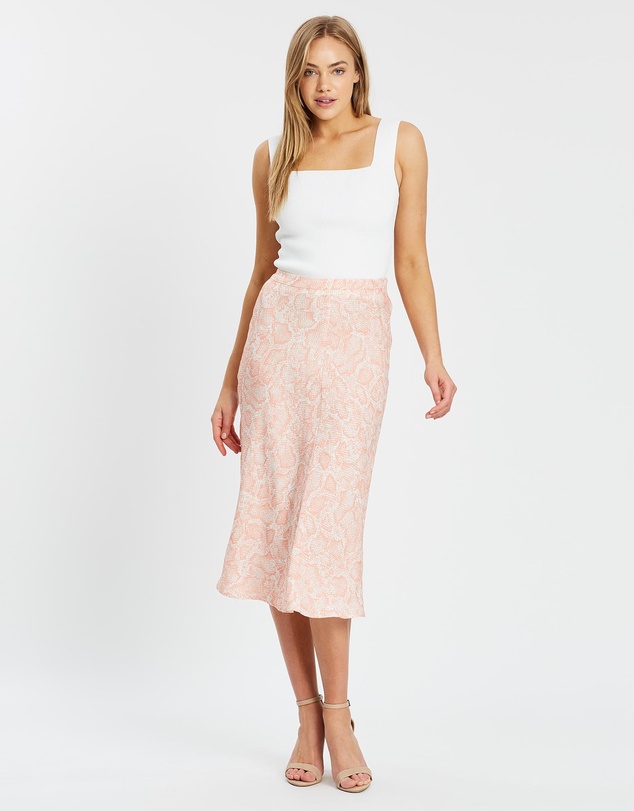 White By FTL - Becca Crepe Knit Top