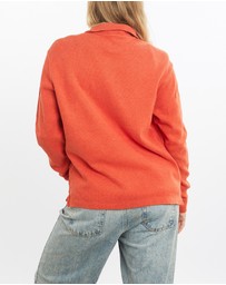 Vintage by The Real Deal - Pre Loved - Vintage Polo Ralph Lauren Quarter Zip Knit Sweater