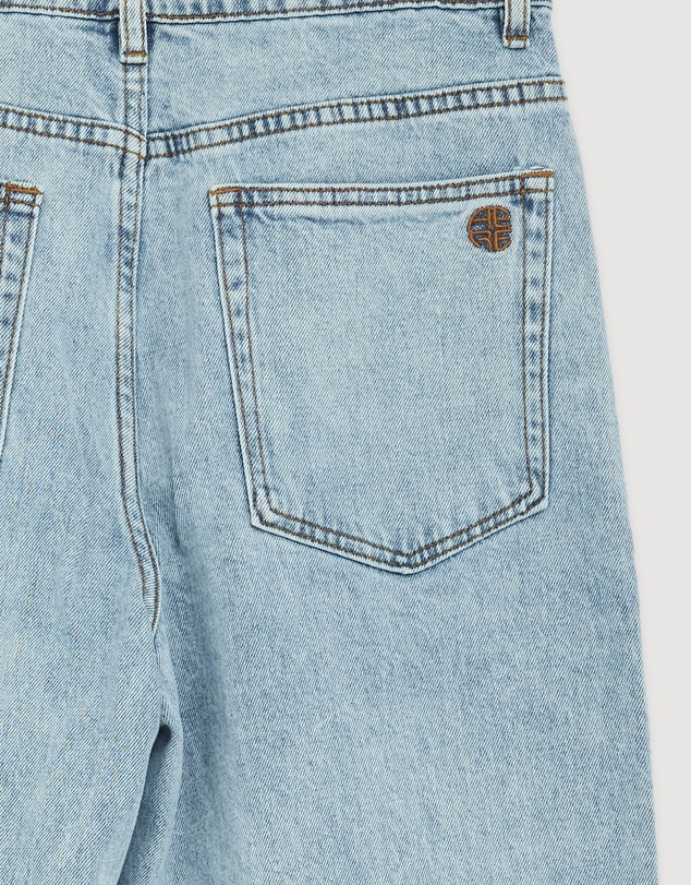 Revibe - Repaired AERE High Rise Stretch Straight Jeans - AU 12