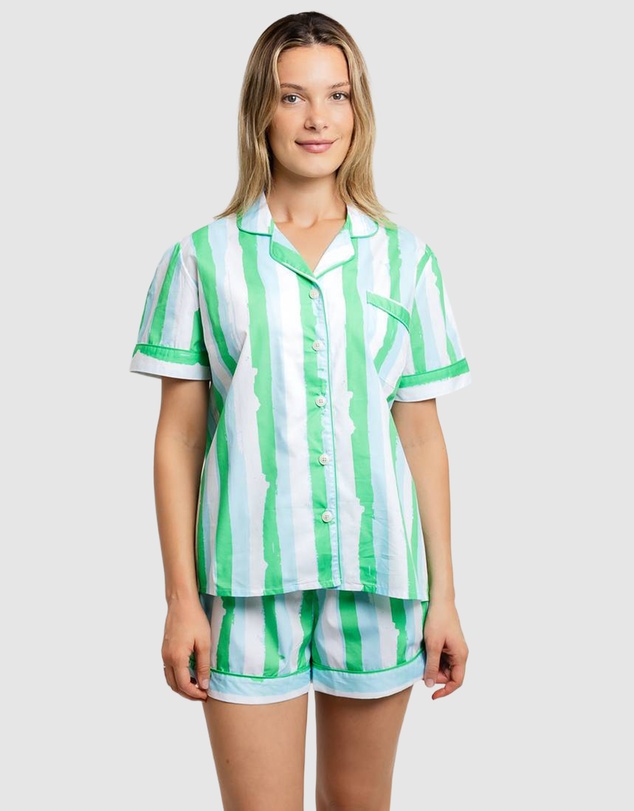 Sant And Abel - Women's Drawbertson Wild Stripes Short PJ Set