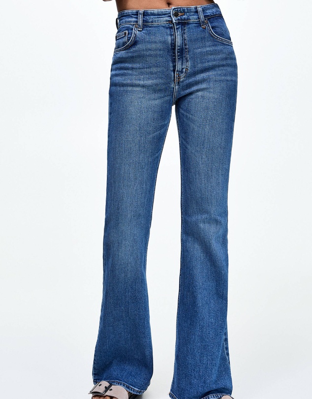 Pull&Bear - Flared High-rise Skinny Jeans
