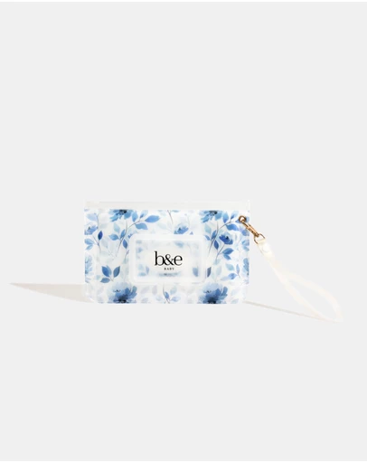 Ben & Ellie Baby - Sienna Blue Floral Wipes Case