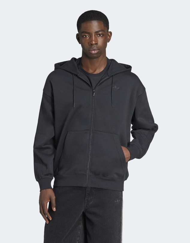 adidas Originals - adidas Adicolor Oversize Full-Zip Hoodie Mens
