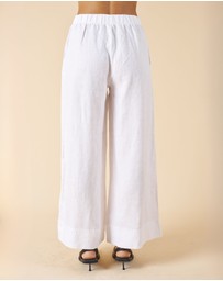 CAMIXA - Palazzo Linen Pants