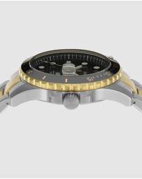 Fossil - Fossil Blue Dive Two Tone Analogue Watch