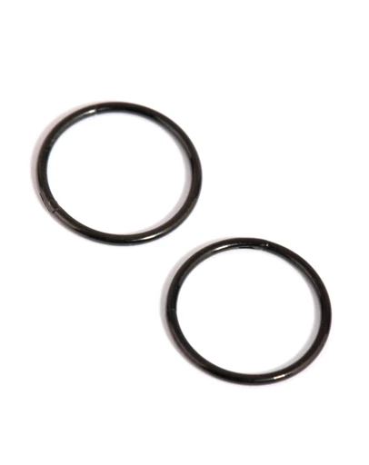 Lovisa - Matte Black Surgical Steel 10mm Sleeper Earrings