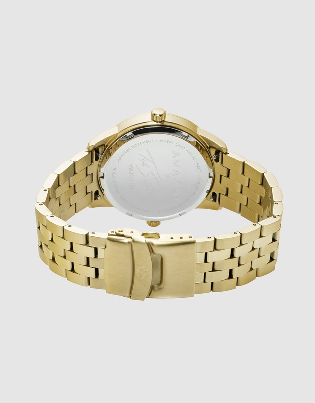 Maxum - Maxum x Taylor Steele - Green Dial, Gold Tone Case & Bracelet