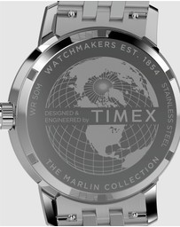 TIMEX - Marlin® Quartz GMT 40mm Stainless Steel Bracelet Watch