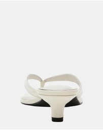 Steve Madden - Tracie White Croc Heels