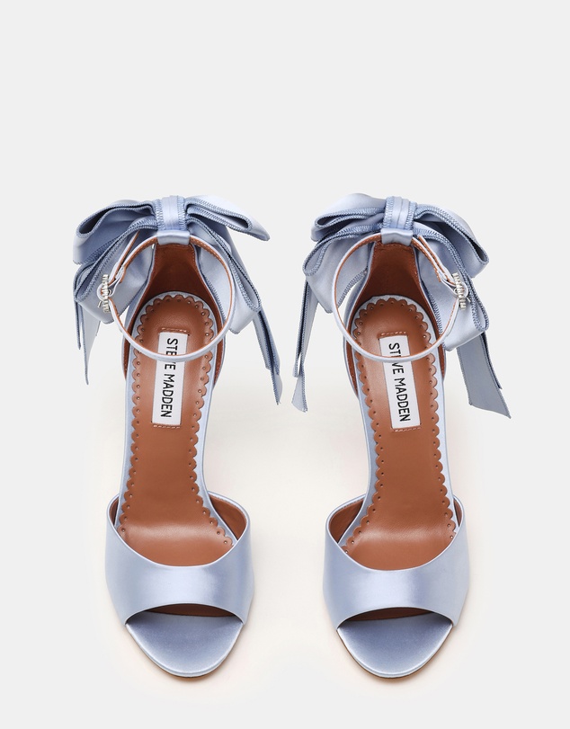Steve Madden - Bougie Baby Blue Satin Heels
