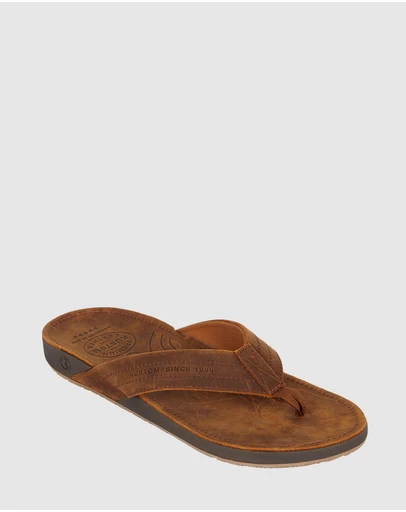 Kustom - Mens Cruiser Leather Thongs