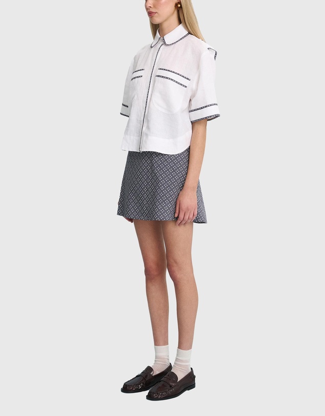 LOVAAN - Olive Mini Skirt