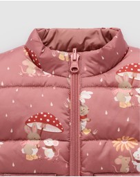 Purebaby - Reversible Puffer Vest -Kids-Babies
