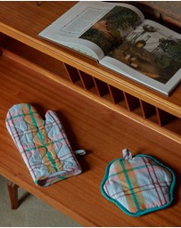 Mosey Me - Confetti Plaid Oven Mitt