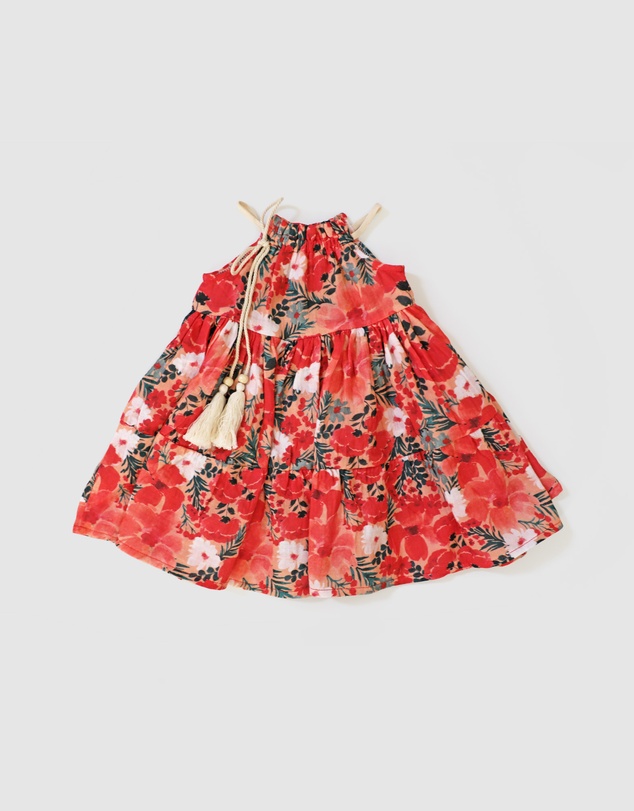 WITH LOVE FOR KIDS - Cotton Muslin Dress - Babies - Kids