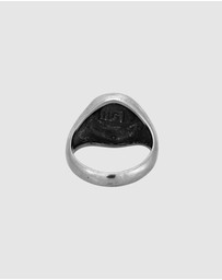 Haze & Glory - ICONIC EXCLUSIVE - Ring Signet Antidote with Onyx in 925 Sterling Silver