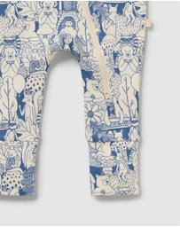 Wilson & Frenchy - Organic Zipsuit With Feet - Babies