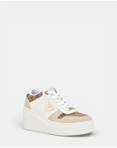 GUESS - Rozinn Lace-Up Platform Wedge Sneakers