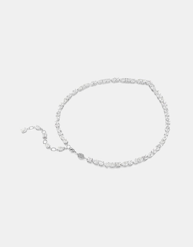 Swarovski - Mesmera set, Mixed cuts, White, Rhodium plated