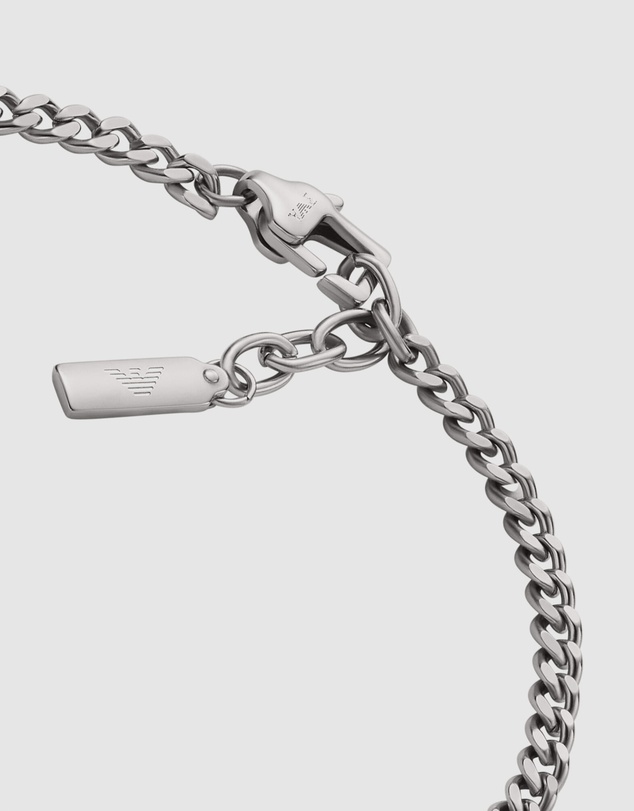 Emporio Armani - Emporio Armani Silver-Tone Bracelet