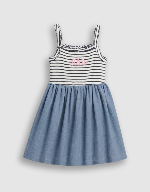 GAP - Sleeveless K2W Logo Dress - Babies-Kids