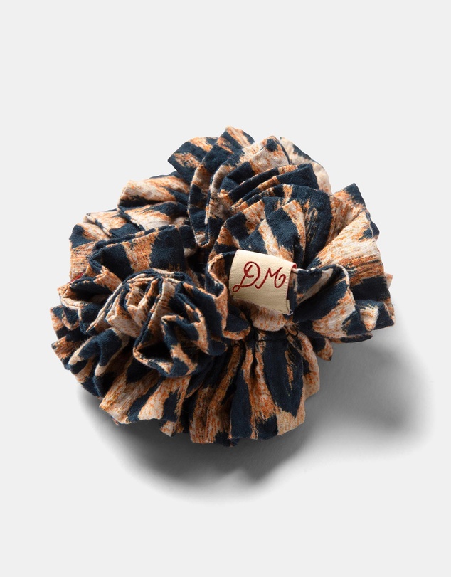 Damson Madder - Frill Edge Scrunchie