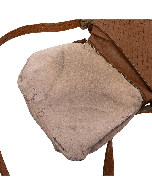 Pre-Loved by Azura Reborn - Pre-Loved Nappa Intrecciato Cutwork Crossbody